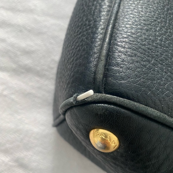 Prada Authentic Leather Bag in Black - Picture 9 of 13